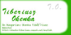 tiberiusz okenka business card